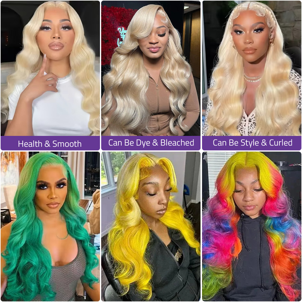 13x4 Blonde 613 Body Wave Lace - 613 Blonde Body Wave Lace Front Wig recension och pris