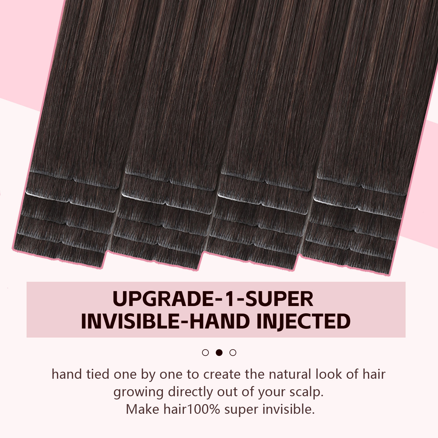 Sweetmet Invisible Tape Hair E - Invisible Tape In Extensions Real Hair recension och pris