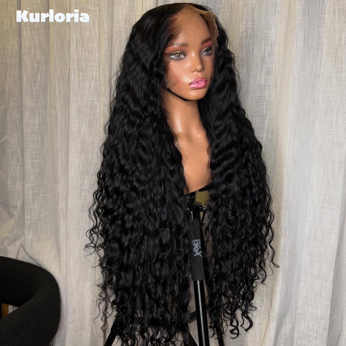 500 Density Deep Wave Natural  - Glueless Wear And Go Human Hair Wig recension och pris