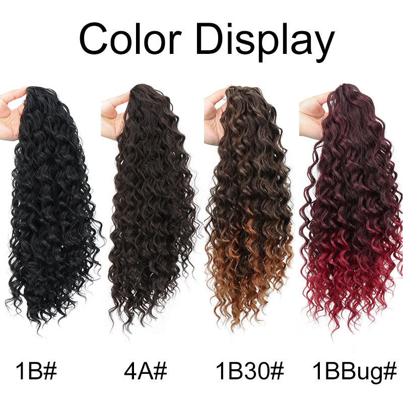 Synthetic 18Inch Long Kinky Cu - Drawstring Afro Curly Puff Ponytail recension och pris