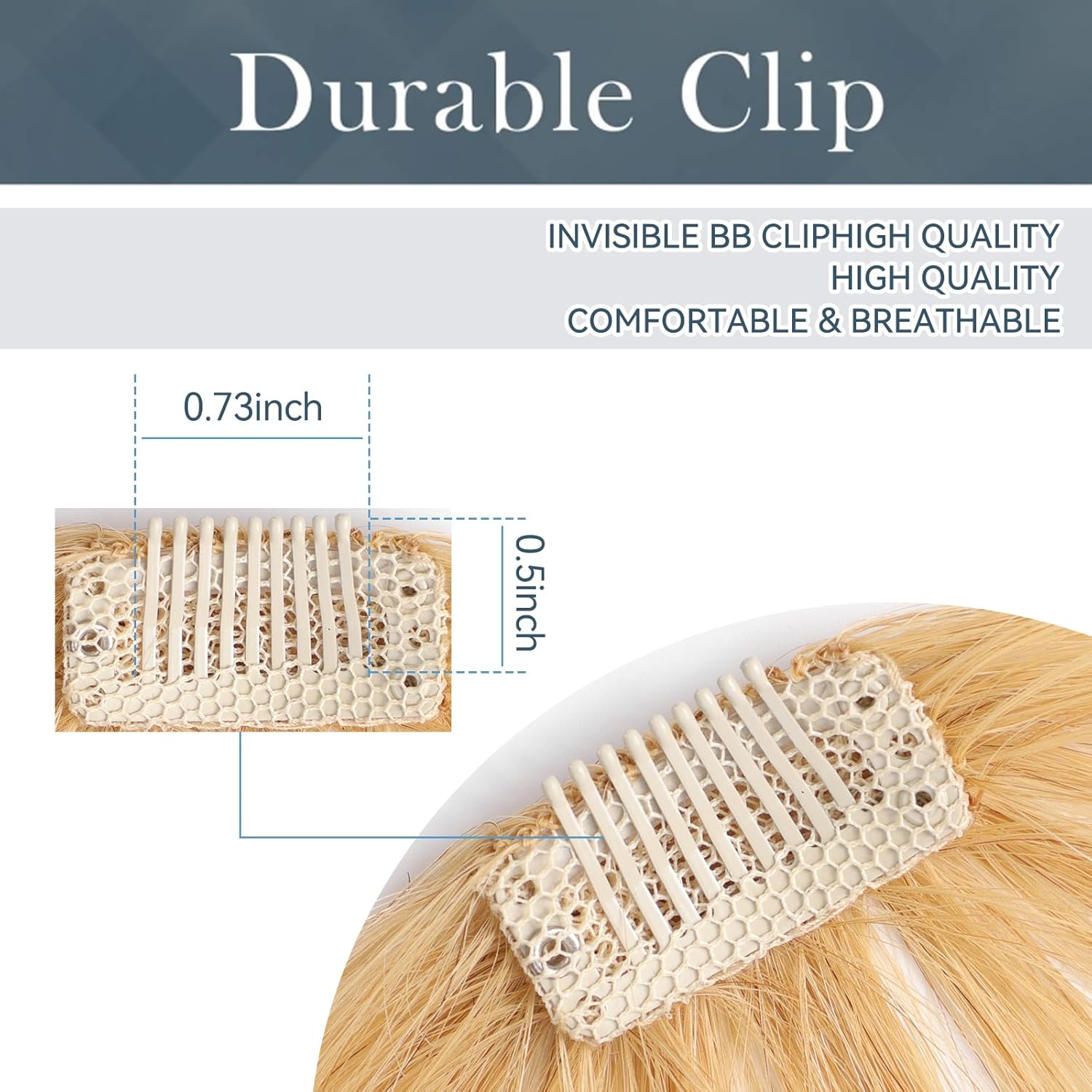100% Human Hair Wispy Bangs Cl - Seamless Clip In Hair Extensions Human Hair recension och pris