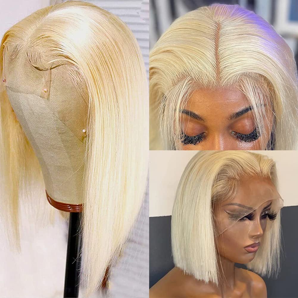 Honey Blonde Bob Wigs Human Ha - Glueless Wear And Go Human Hair Wig recension och pris