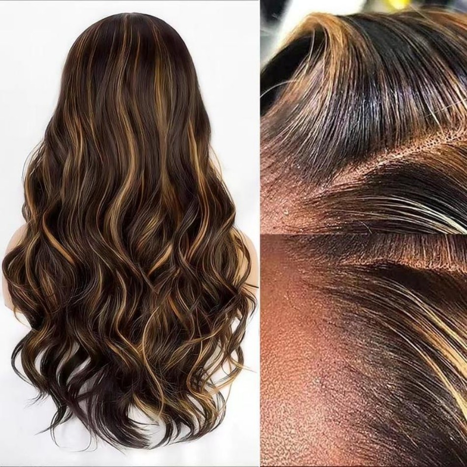 P1B30 Body Wave Human Hair Wig - Hd Lace Frontal Wig Human Hair Pre Plucked recension och pris