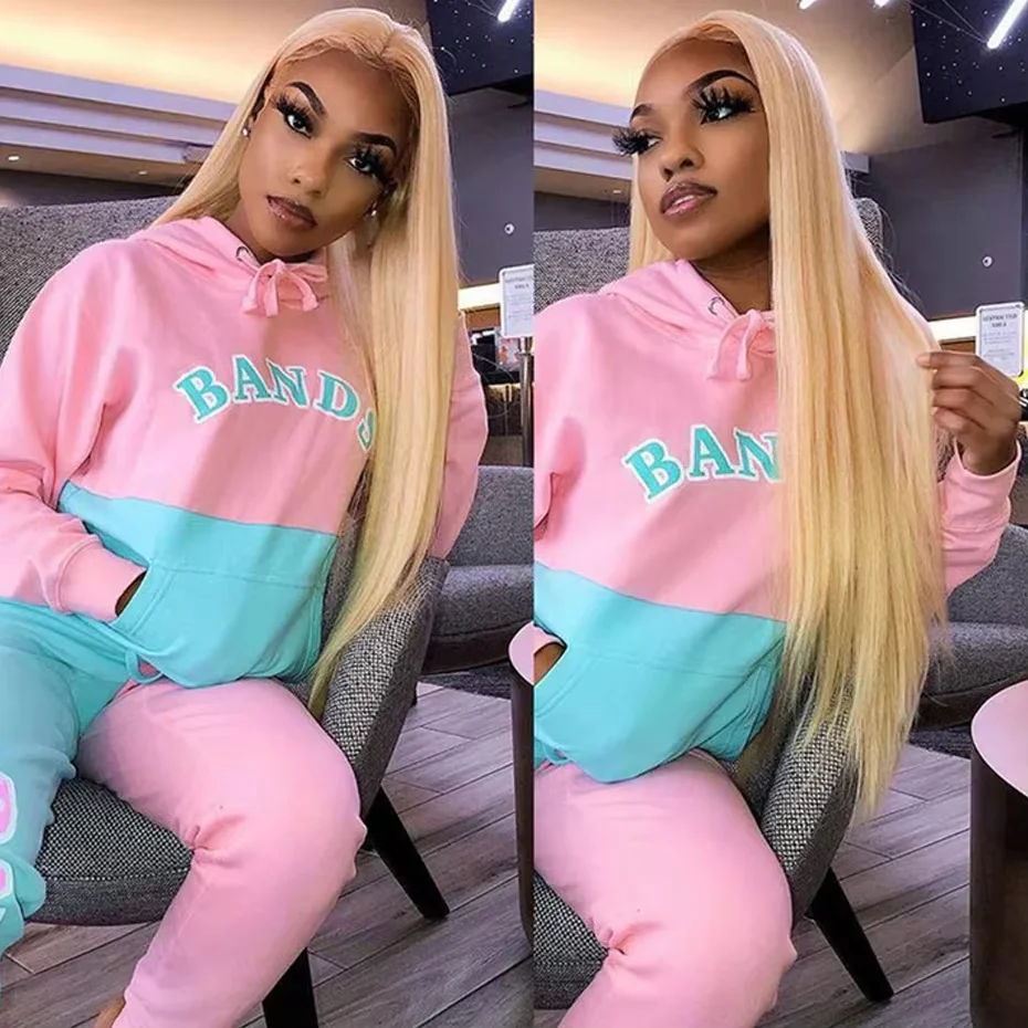 613 Blonde Straight Lace Front - Hd Lace Frontal Wig Human Hair Pre Plucked recension och pris